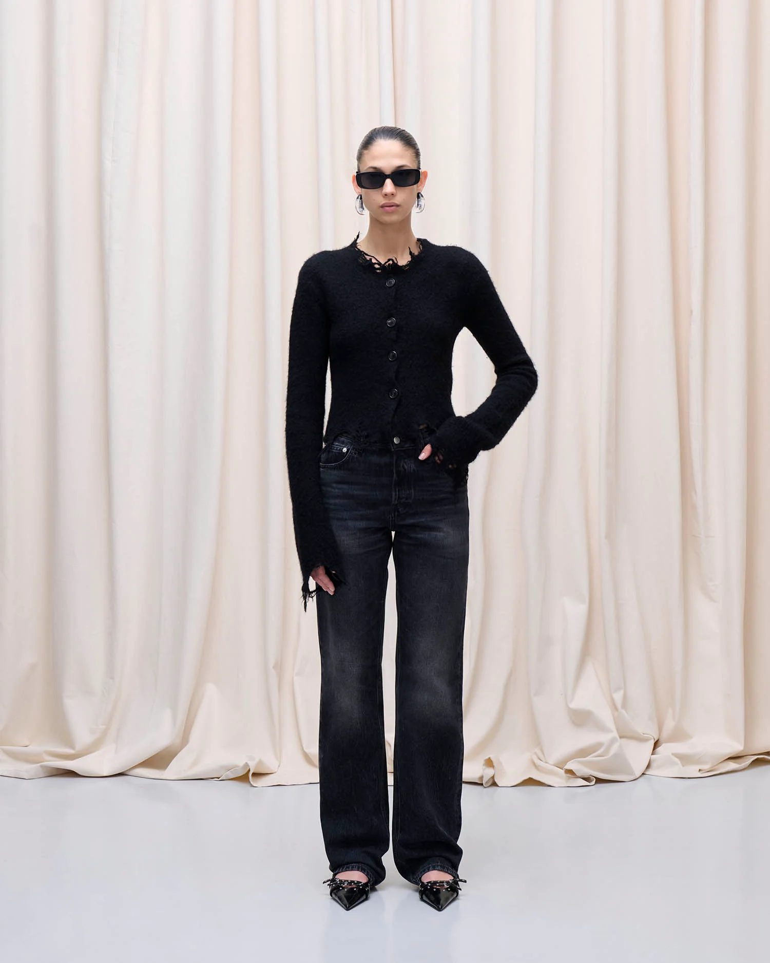 Haikure Jill sweater Black