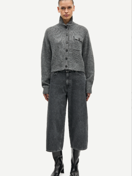 Samsoe Samsoe Saharper culotte belt Grey cloud