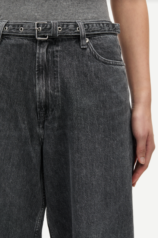 Samsoe Samsoe Saharper culotte belt Grey cloud