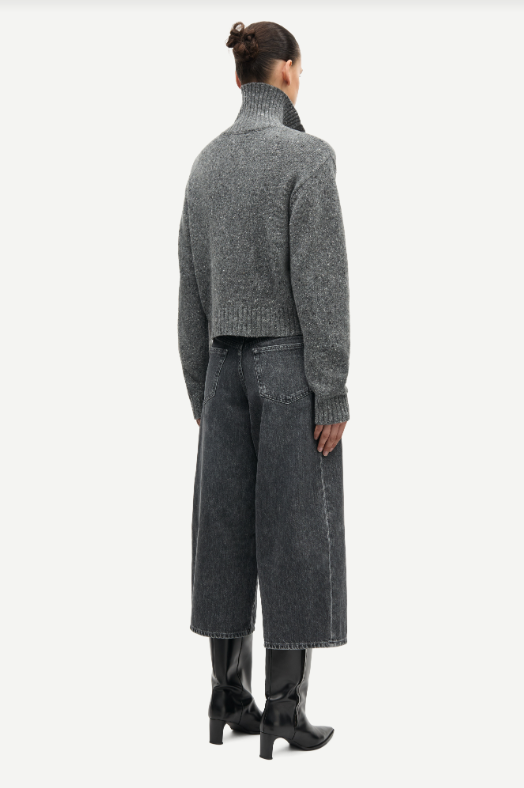 Samsoe Samsoe Saharper culotte belt Grey cloud