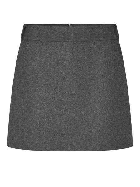 Second Female Milea mini skirt Dark grey melange