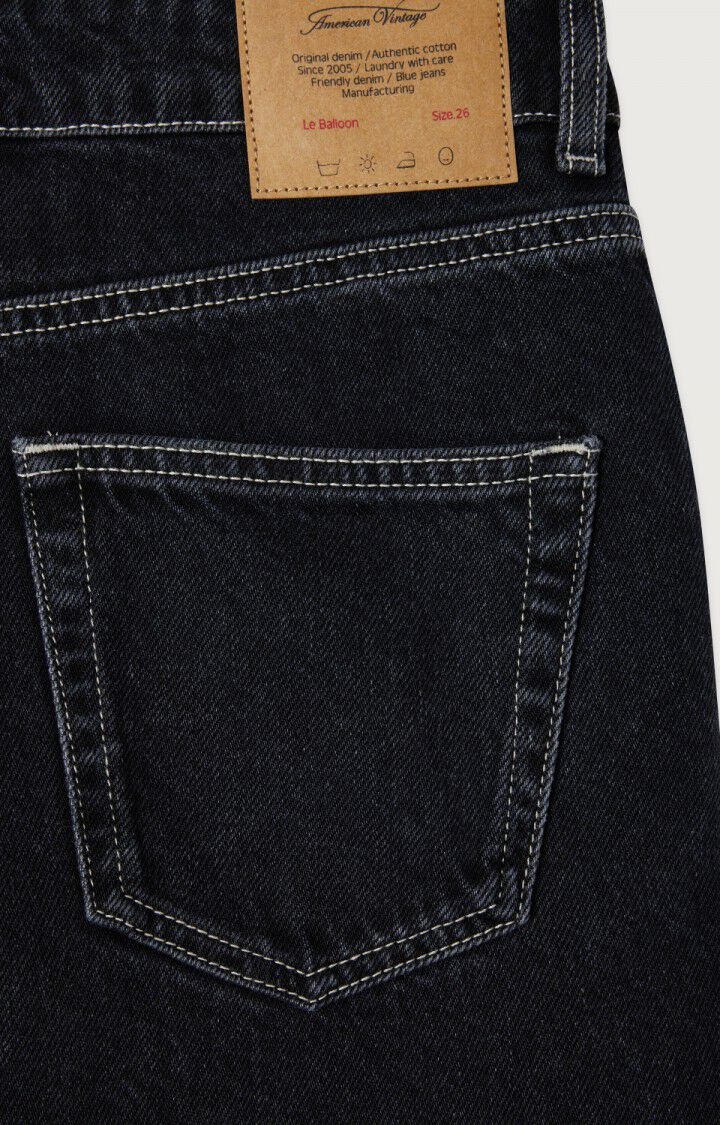 American Vintage YOP11LH Jeans Black Vintage