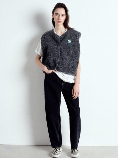 American Vintage YOP11LH Jeans Black Vintage