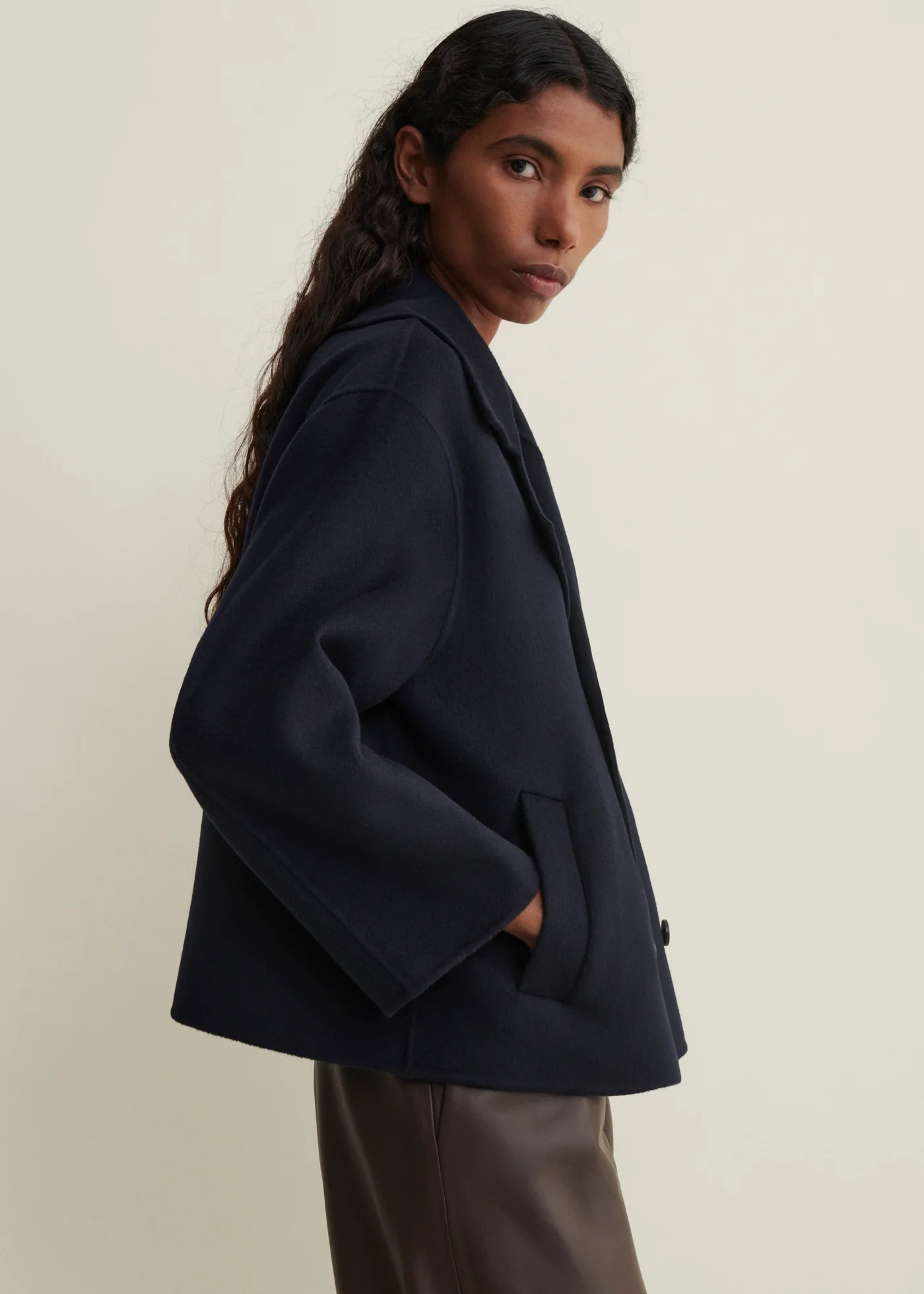 Arma Manila 100% wool jacket Night