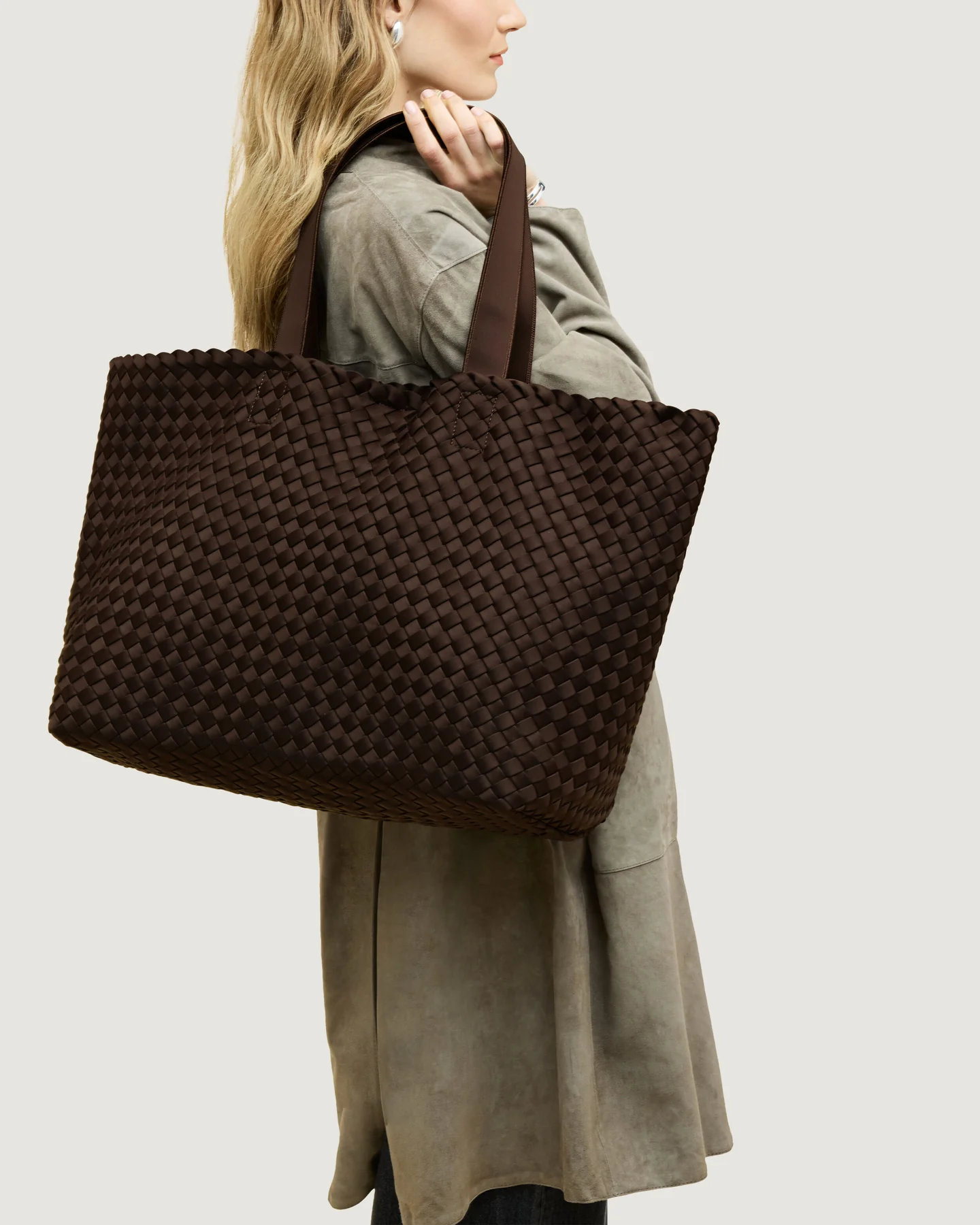 Naghedi Como large tote Chocolat