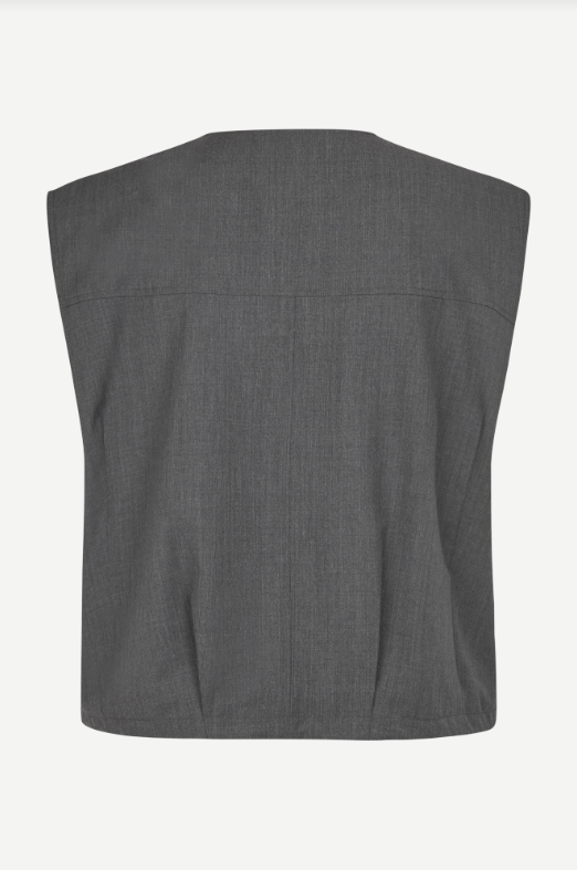 Samsoe Samsoe Sakelly vest Dark gey melange
