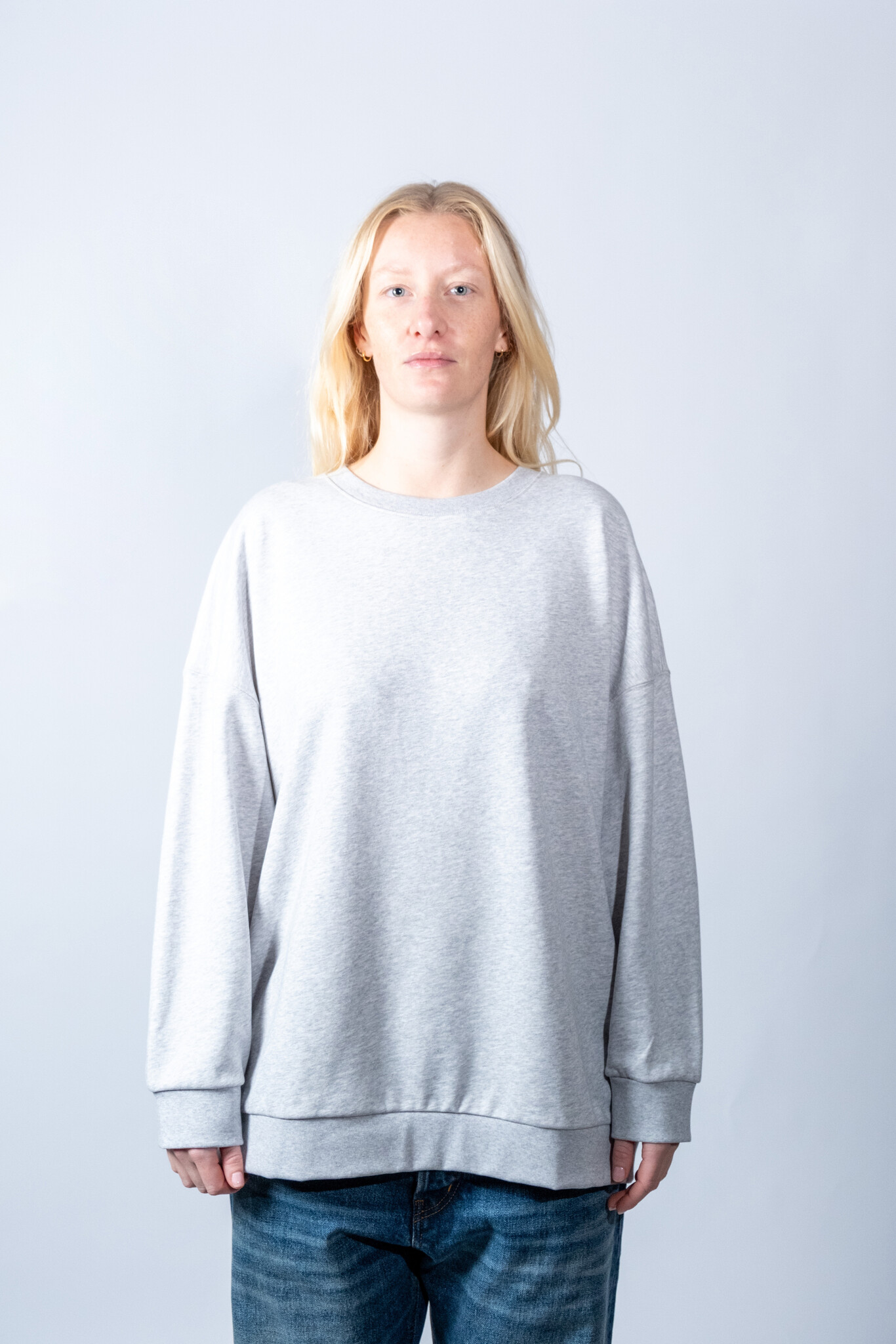 BLUE MORÉ Mar sweater Grey melange
