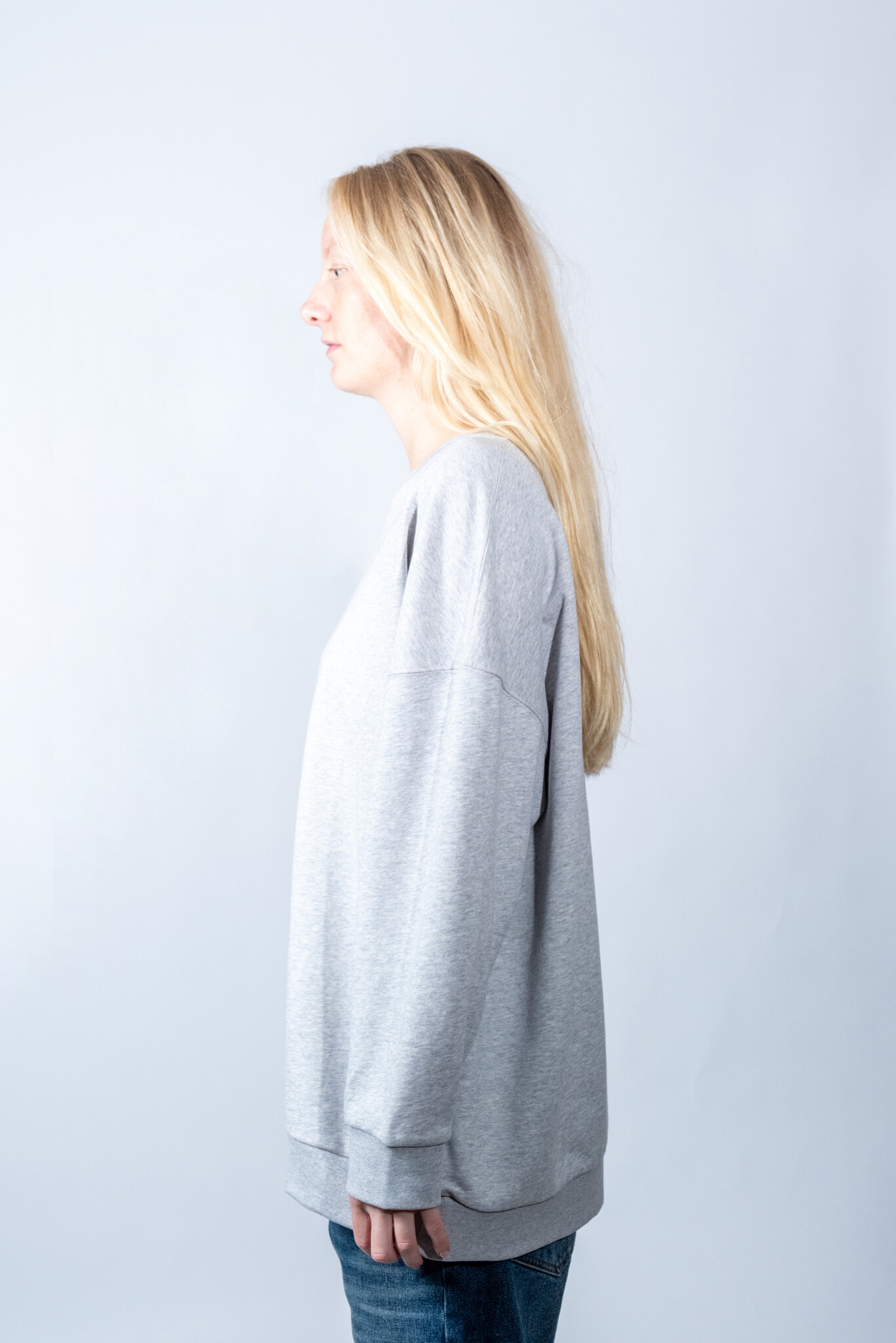 BLUE MORÉ Mar sweater Grey melange