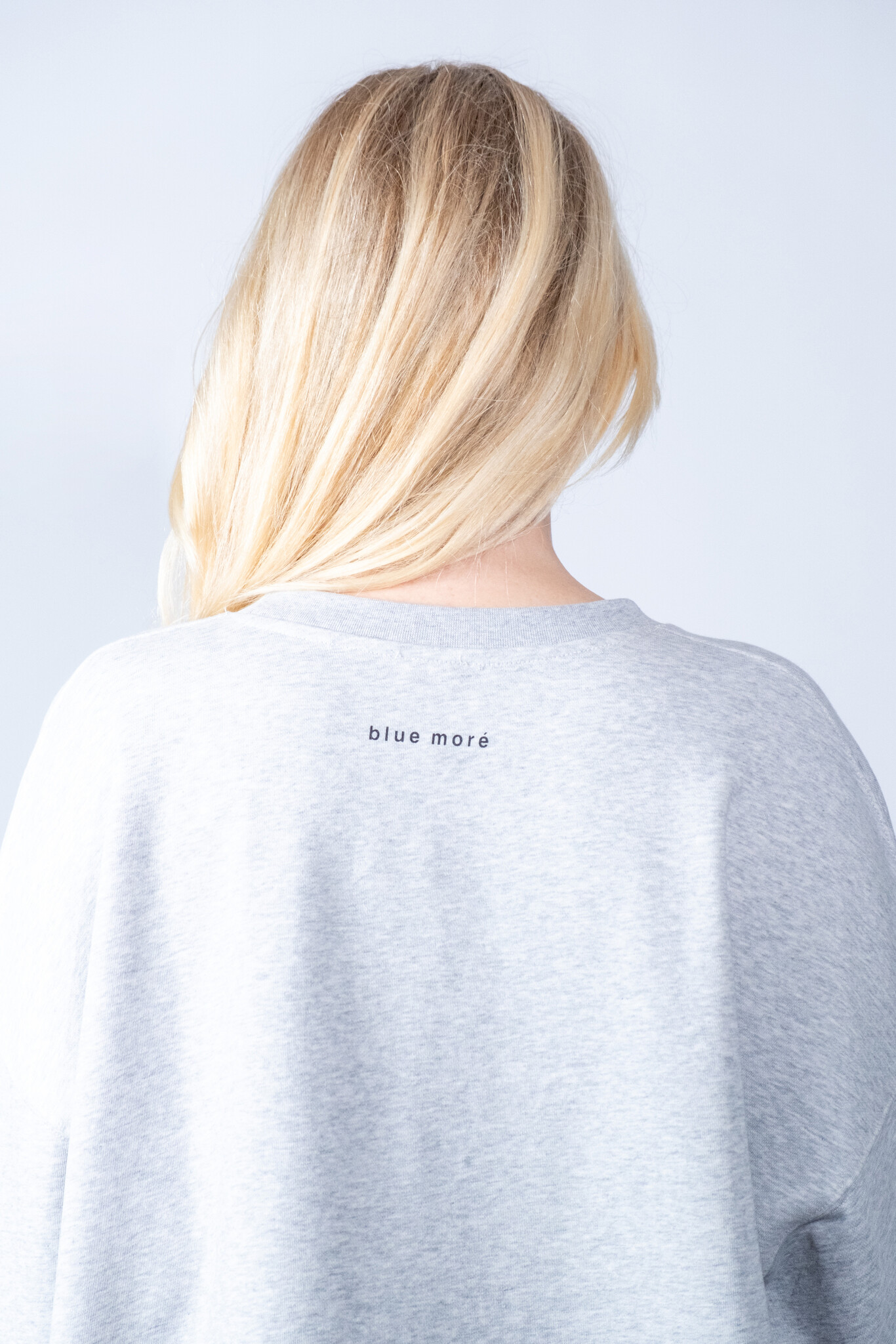 BLUE MORÉ Mar sweater Grey melange