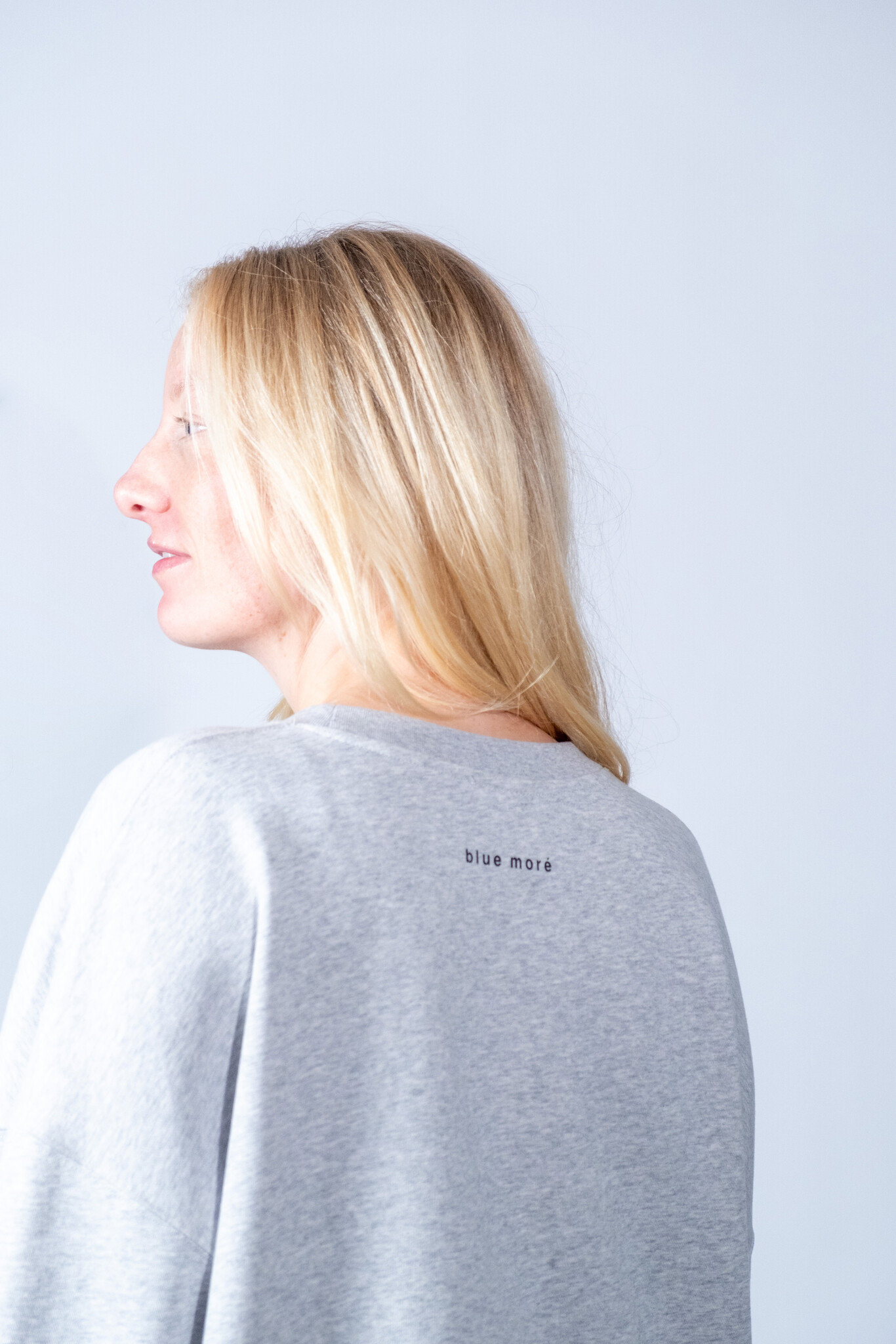 BLUE MORÉ Mar sweater Grey melange