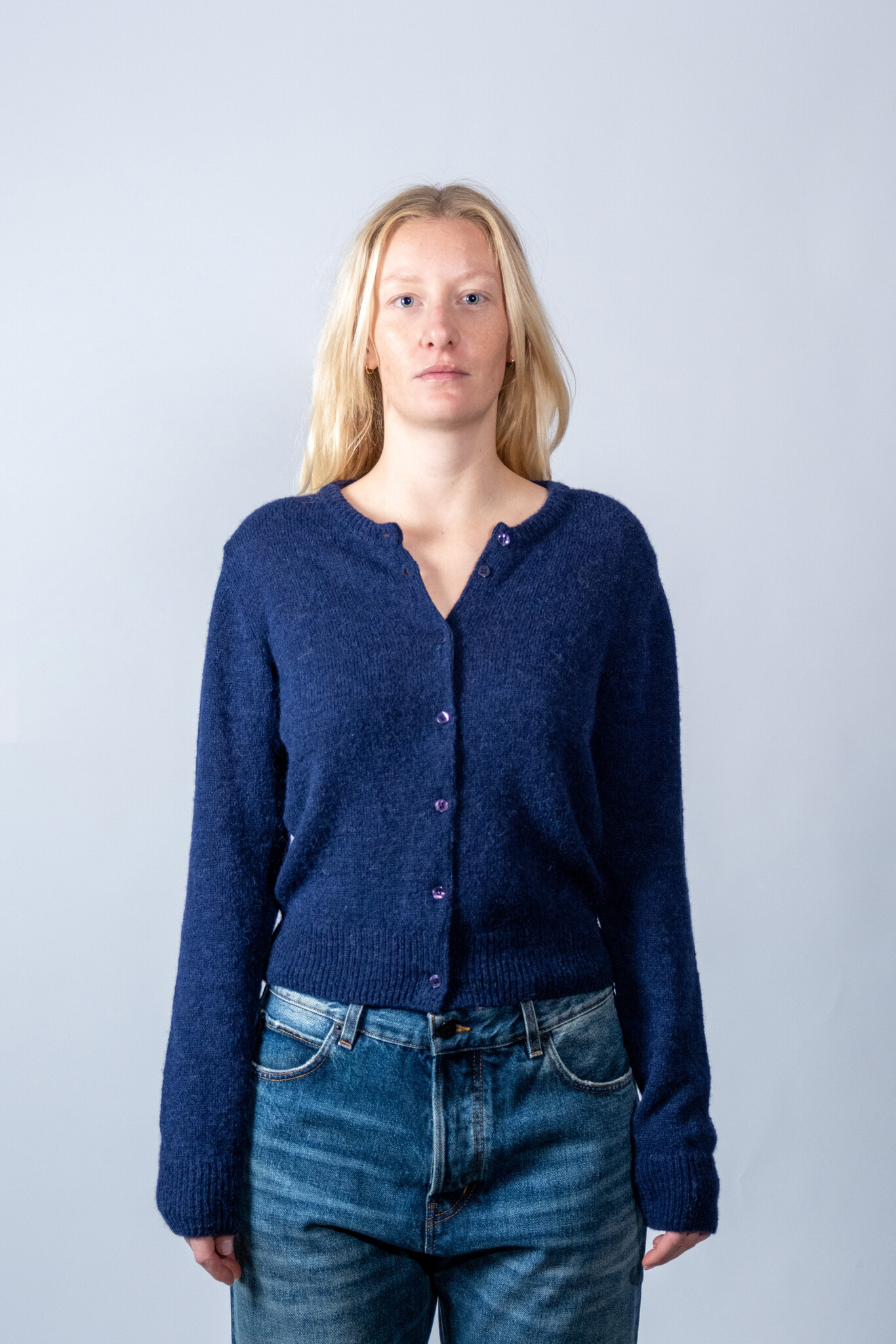 BLUE MORÉ Chance cardigan Navy