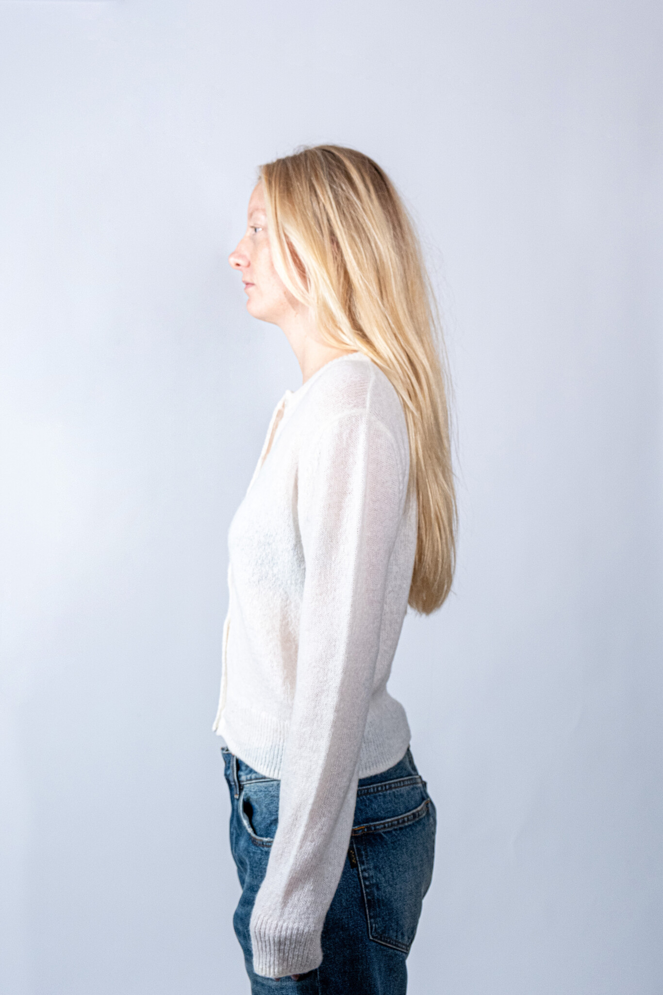 BLUE MORÉ Chance cardigan Off white