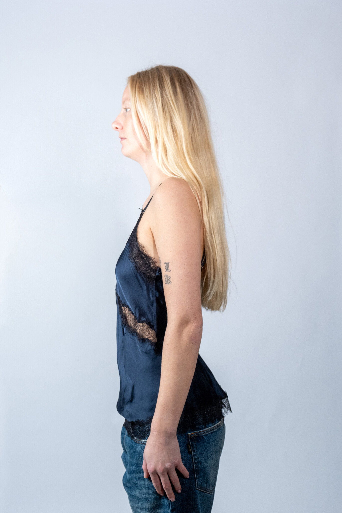 BLUE MORÉ Tijmen slip top Dark navy