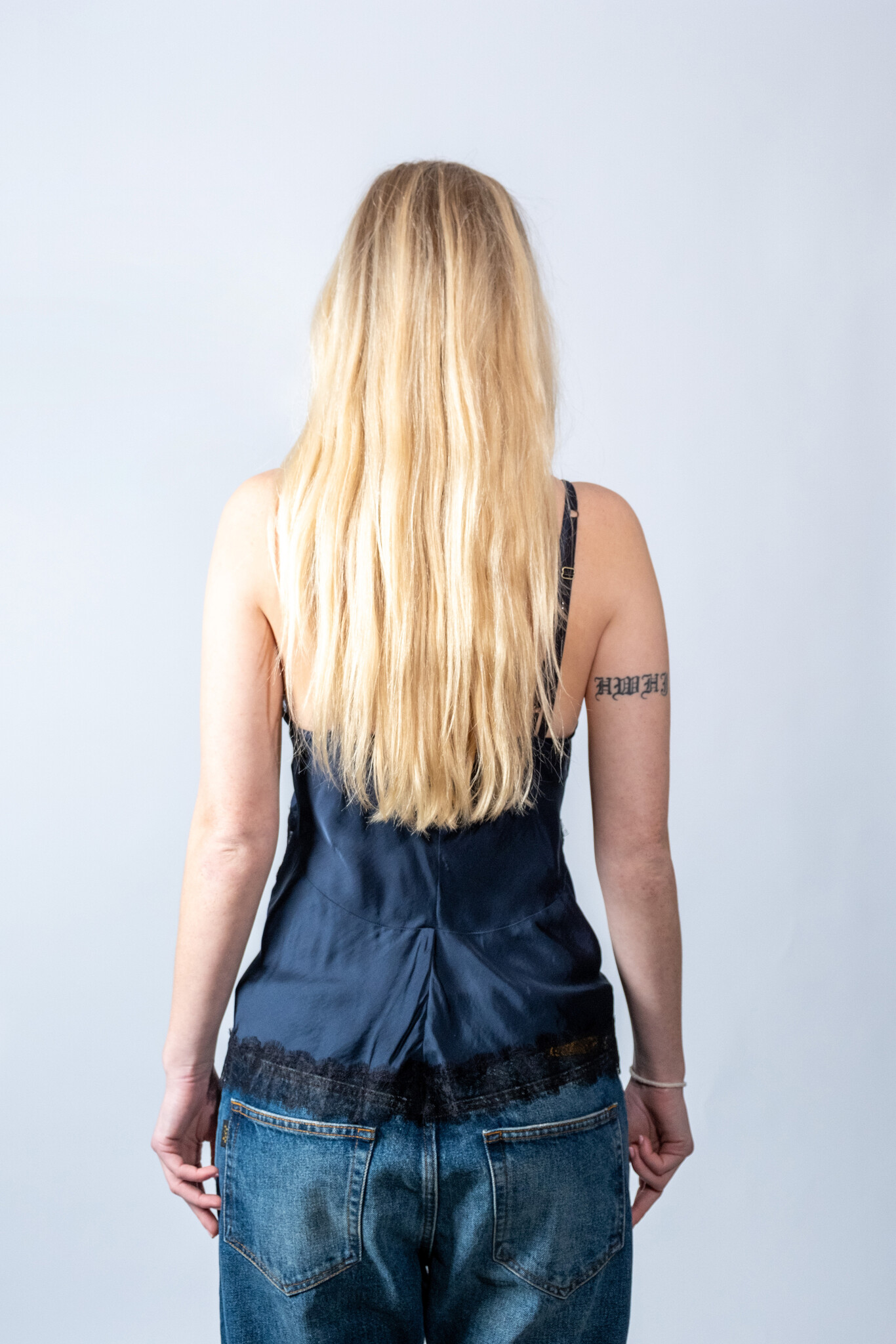 BLUE MORÉ Tijmen slip top Dark navy