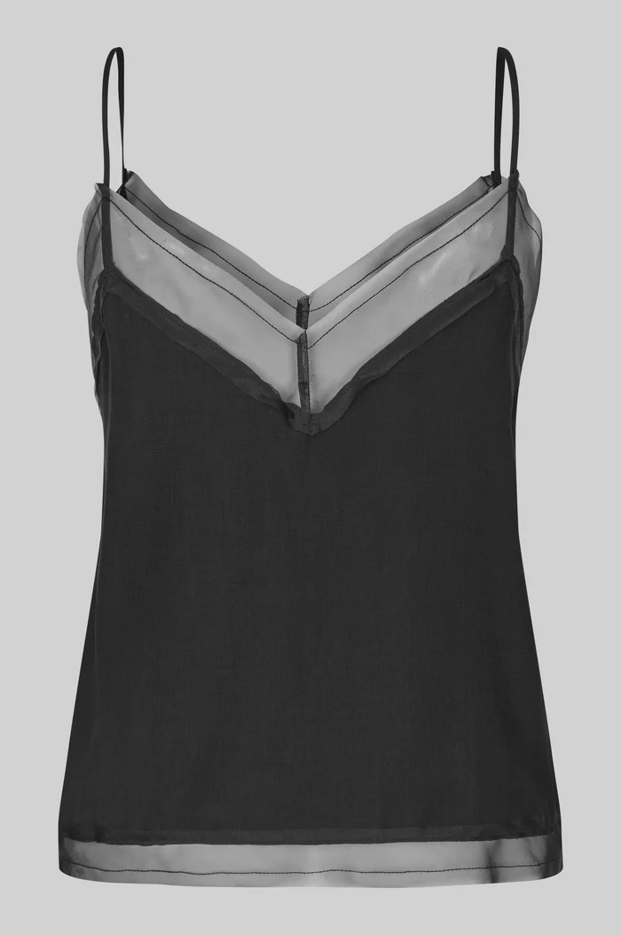 Second Female Diaz strap top Black