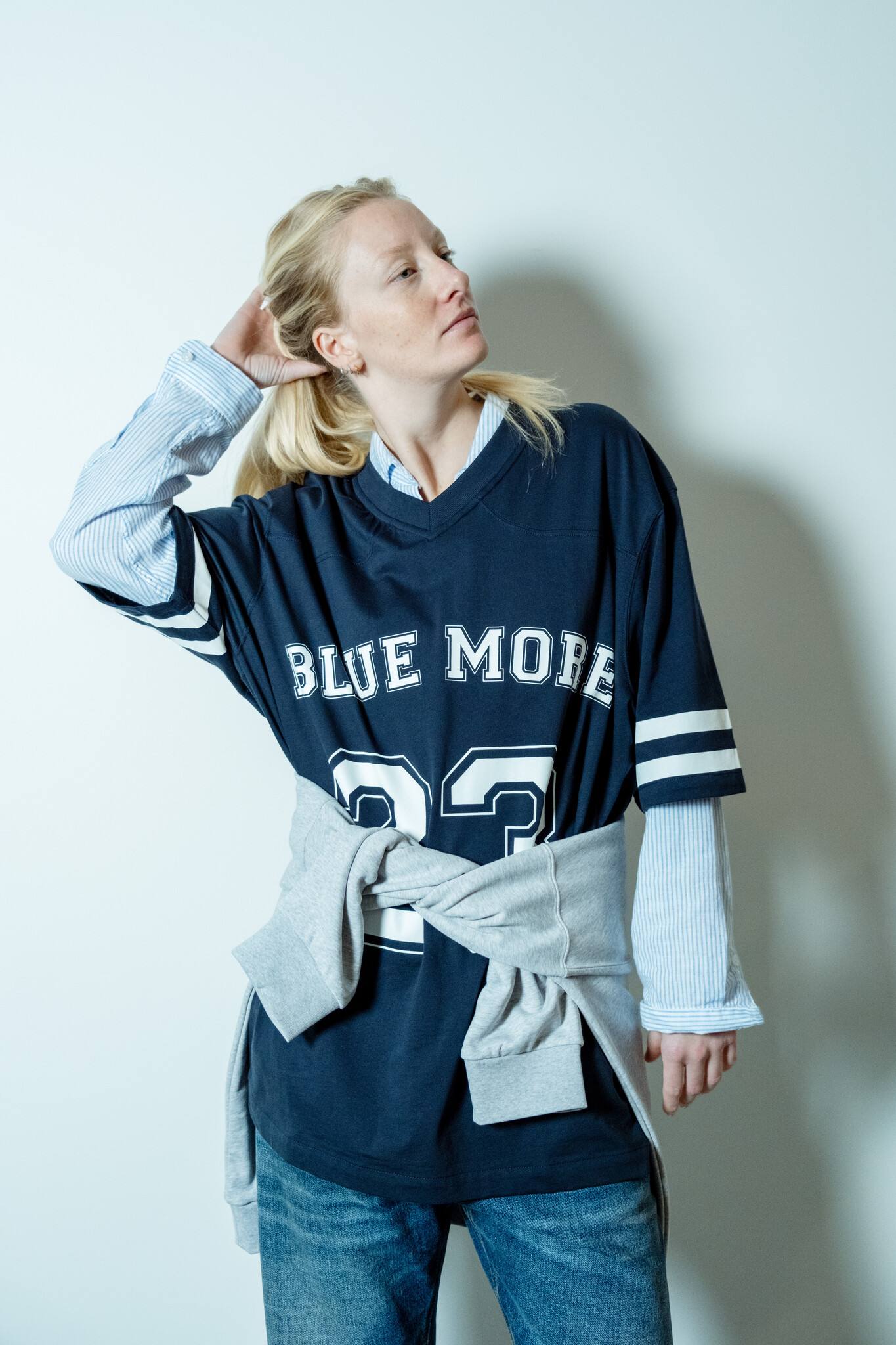 BLUE MORÉ The Brady Tee Navy
