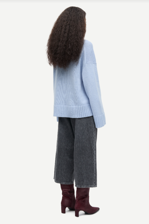 Samsoe Samsoe Sakeiku sweater Cashmere blue