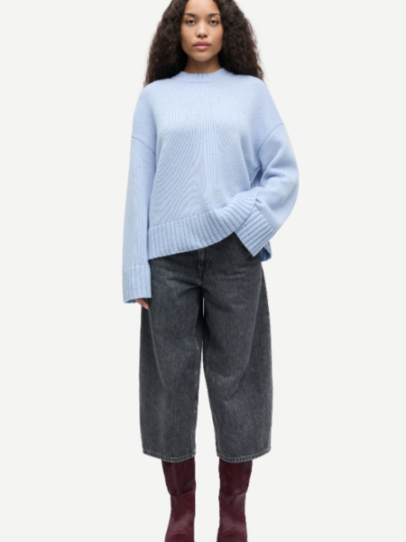 Samsoe Samsoe Sakeiku sweater Cashmere blue