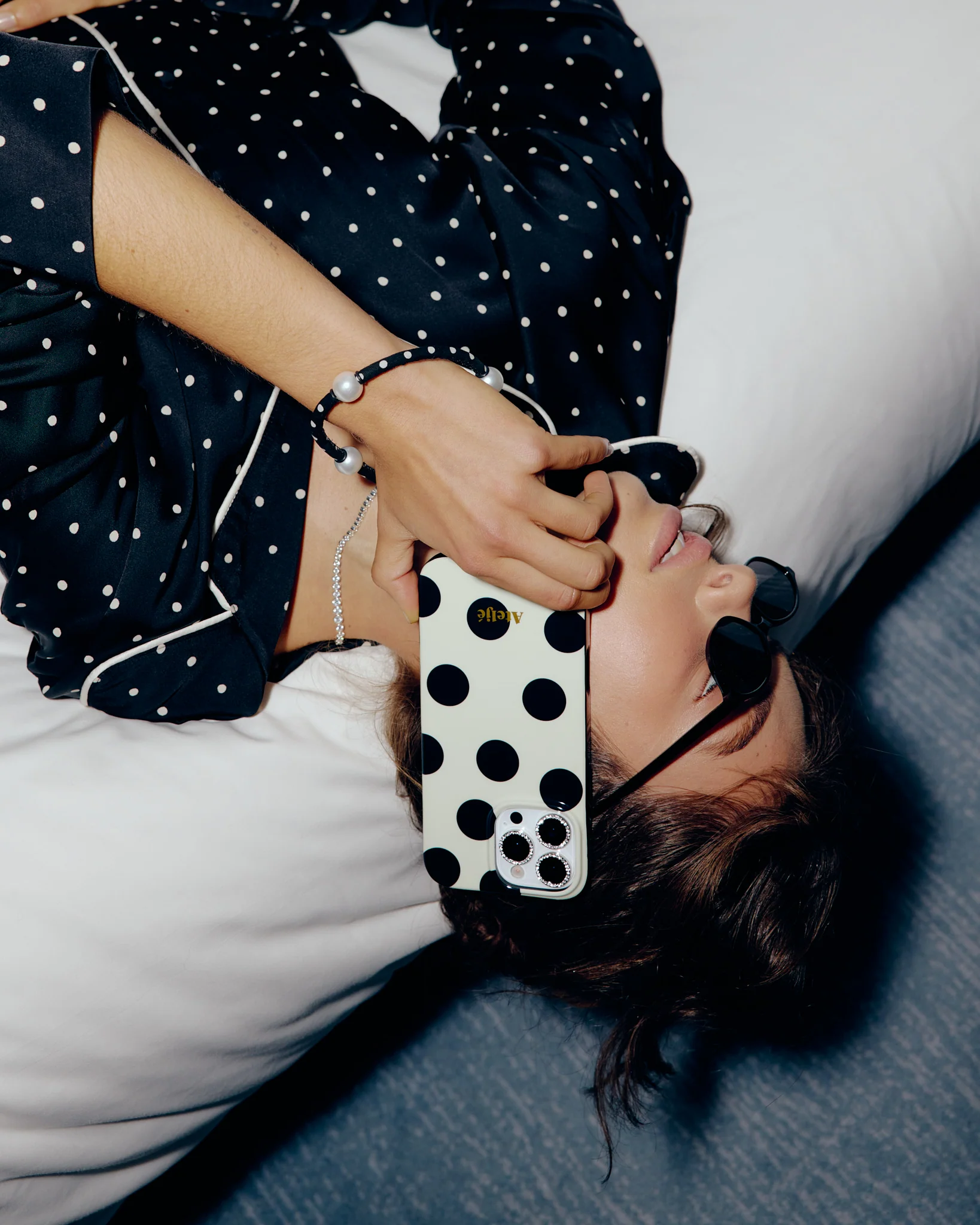 Ateljé Polkadot case Ivory