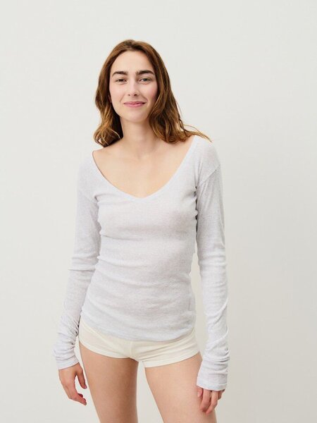 American Vintage MAS02DE top Gris chine