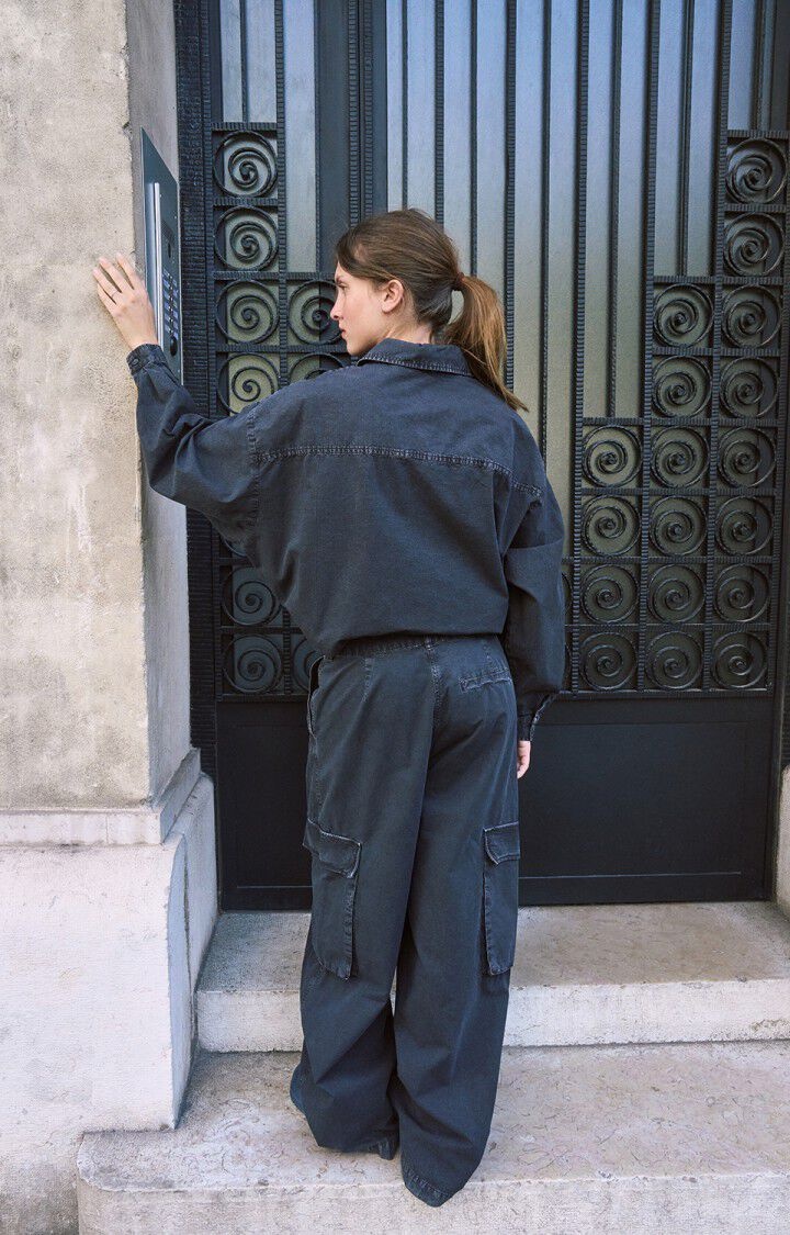 American Vintage TYS10AE Cargo pants Grisaille vintage