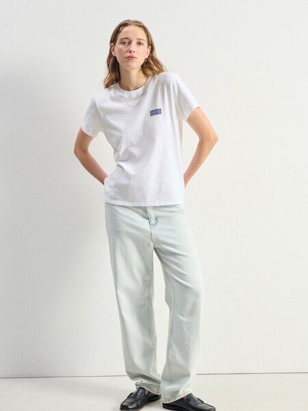 American Vintage YKO02CE T-shirt Blanc