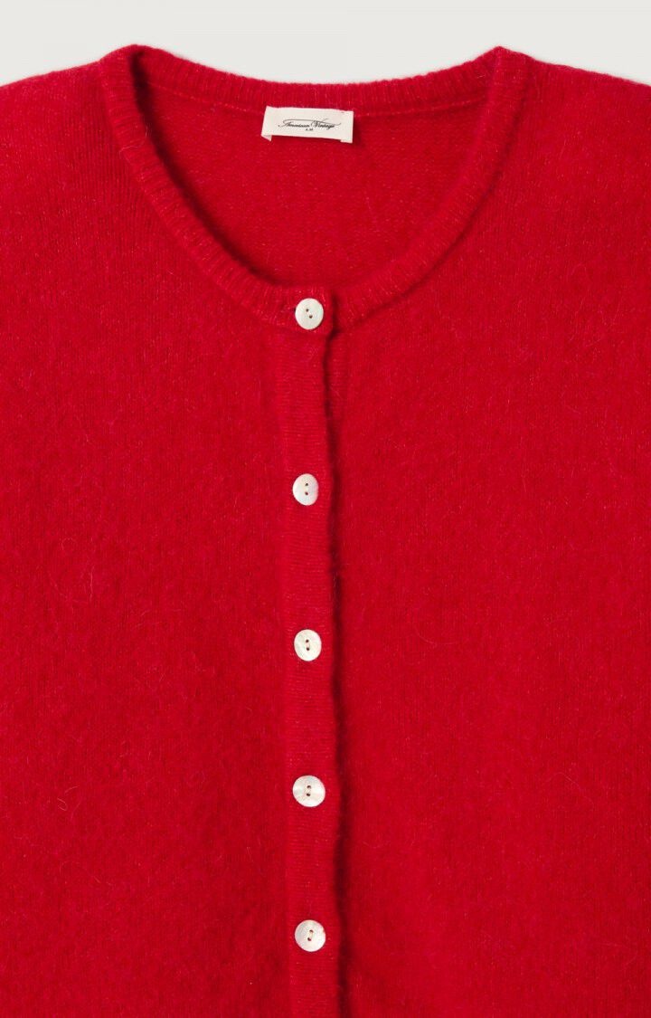 American Vintage VITO19EE26 vest Carmin chine