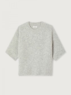 American Vintage ZOL18B trui Gris chine