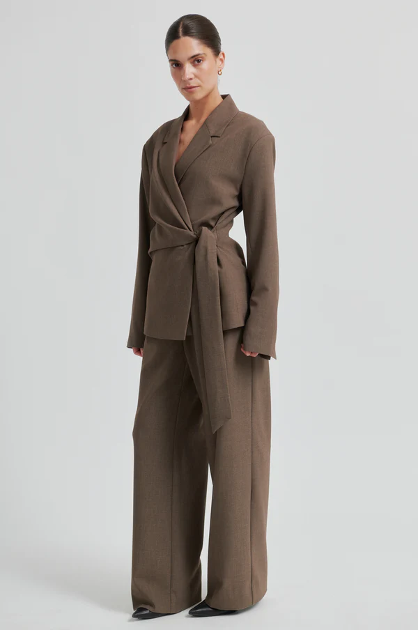 Second Female Dakota trousers Mid brown mel