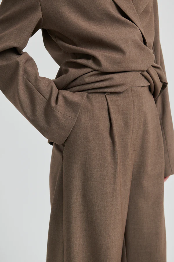 Second Female Dakota trousers Mid brown mel