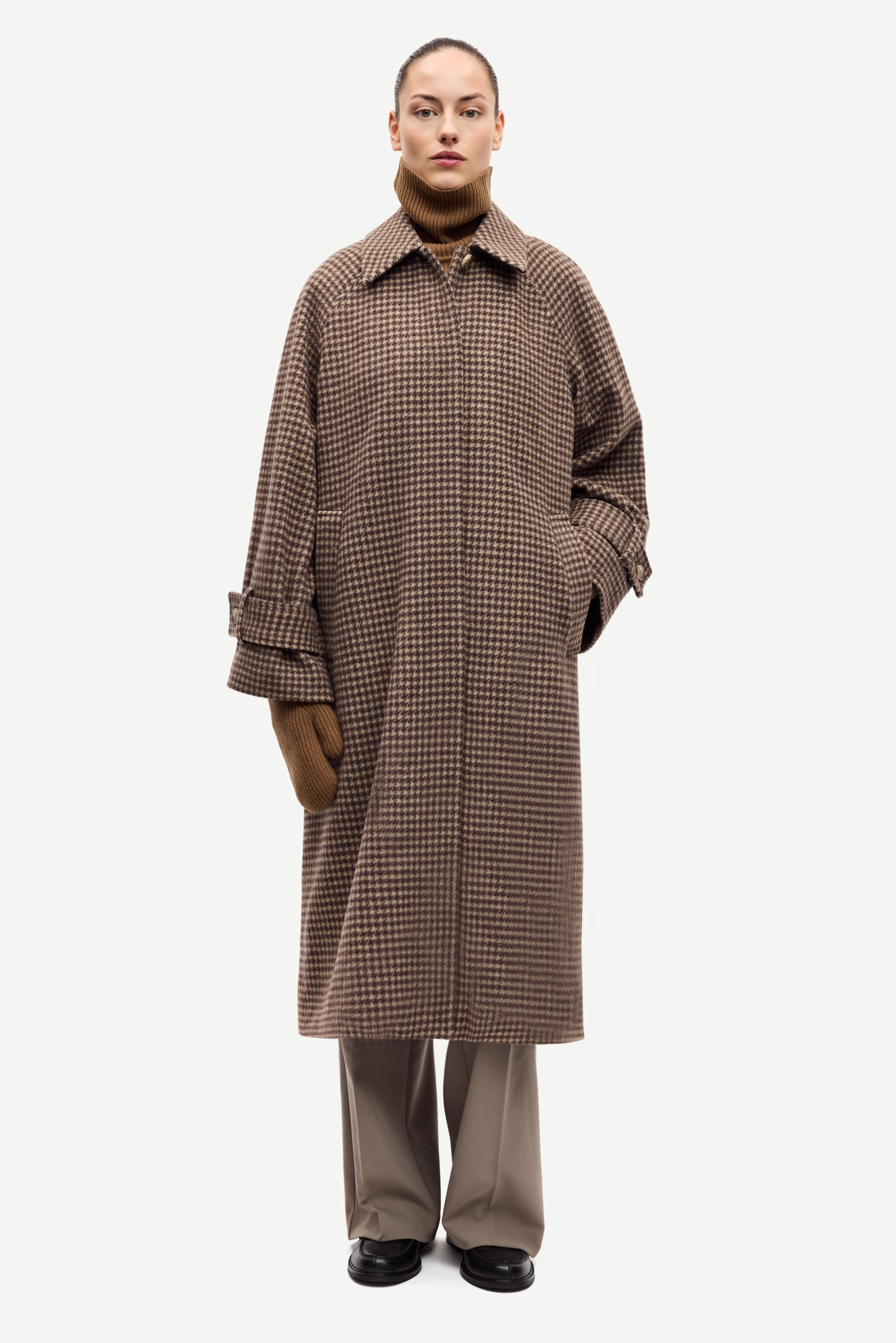 Samsoe Samsoe Alma coat Aluminum chine