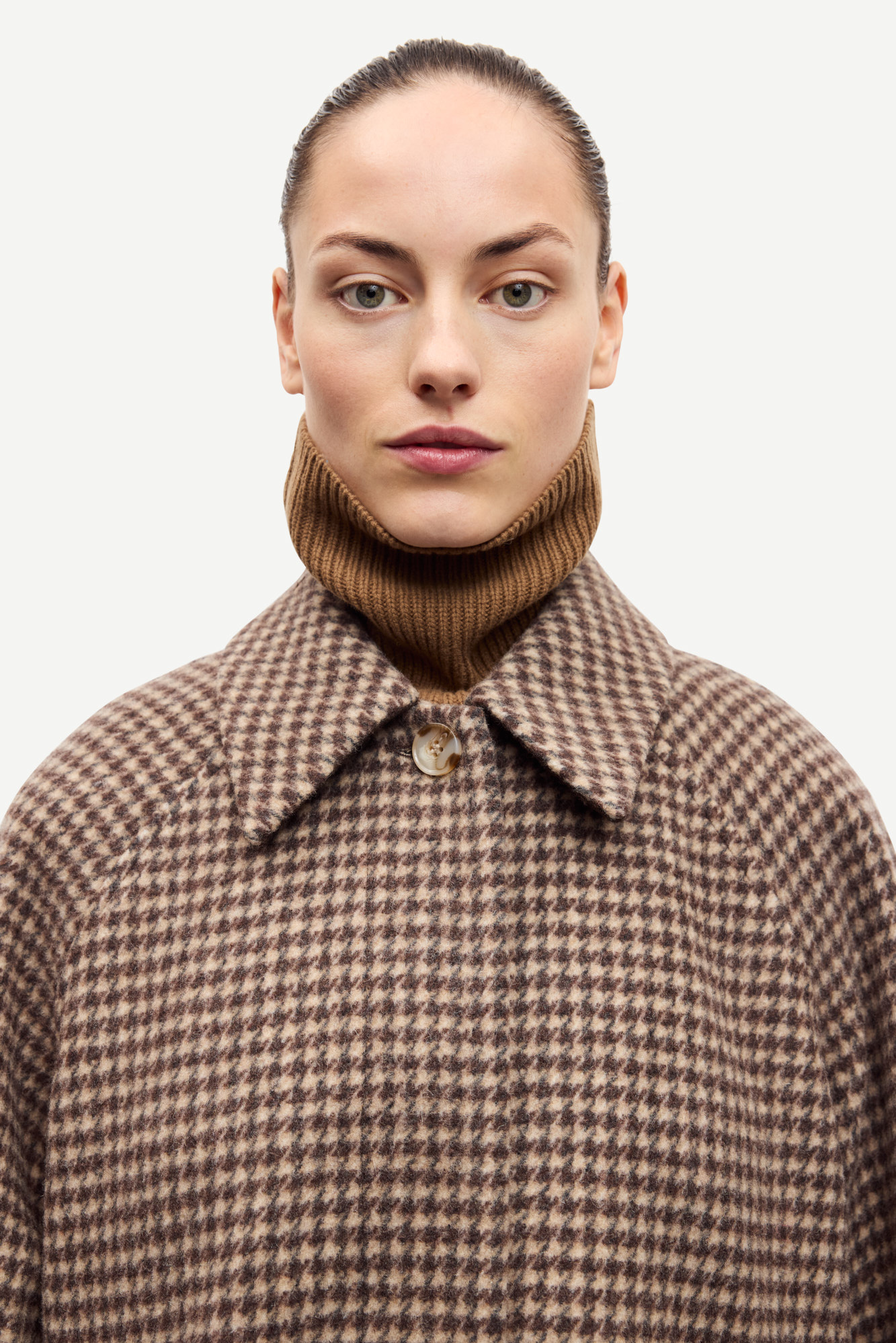 Samsoe Samsoe Alma coat Aluminum chine