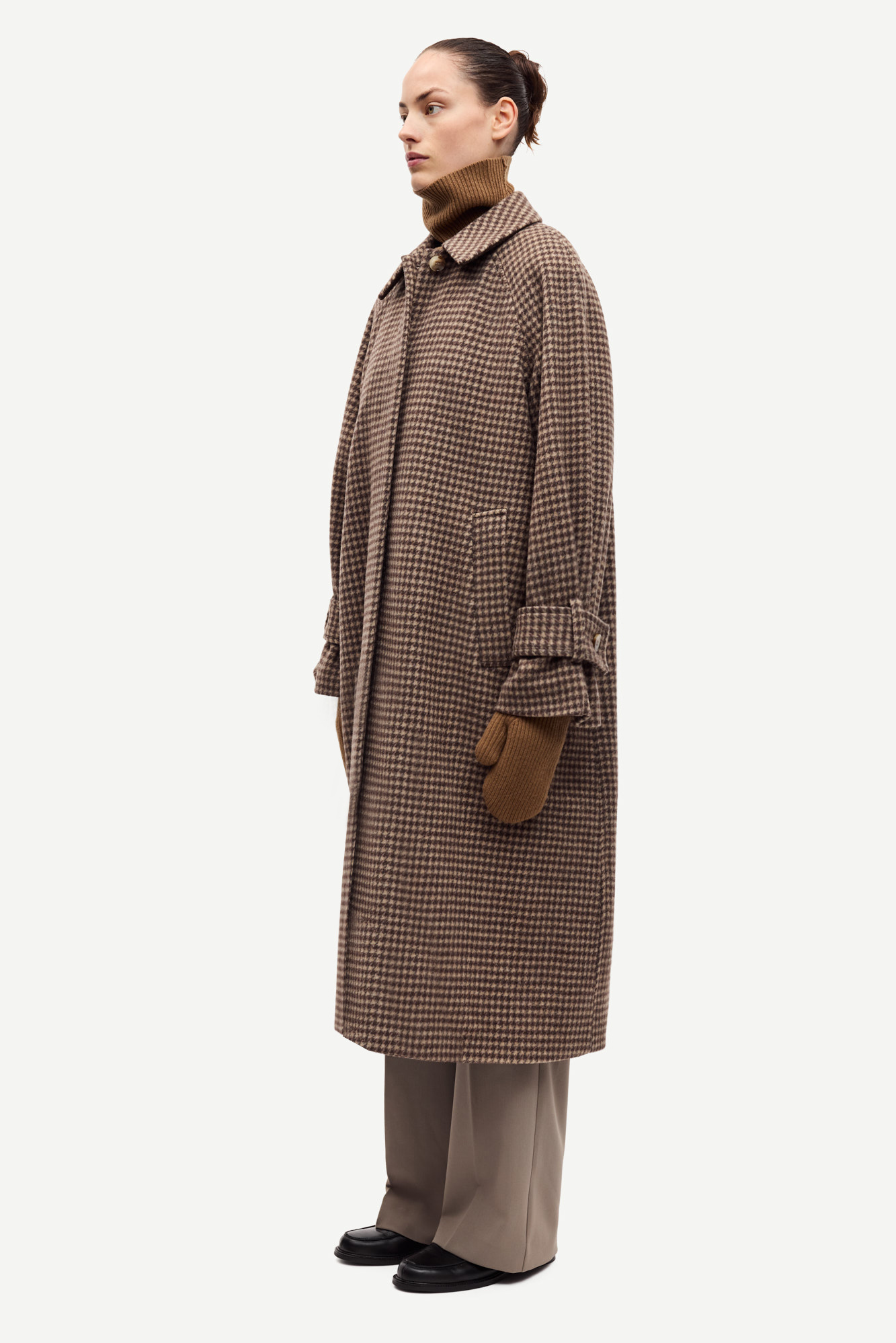 Samsoe Samsoe Alma coat Aluminum chine
