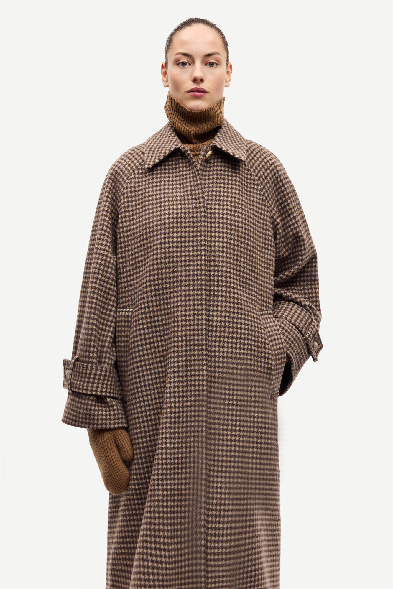 Samsoe Samsoe Alma coat Aluminum chine