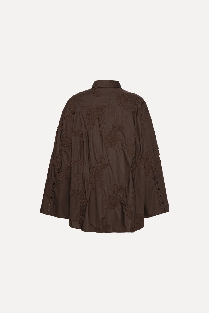 ROTATE Flower oversized shirt Mole