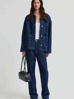 Second Female Columbo denim jacket Dark blue denim