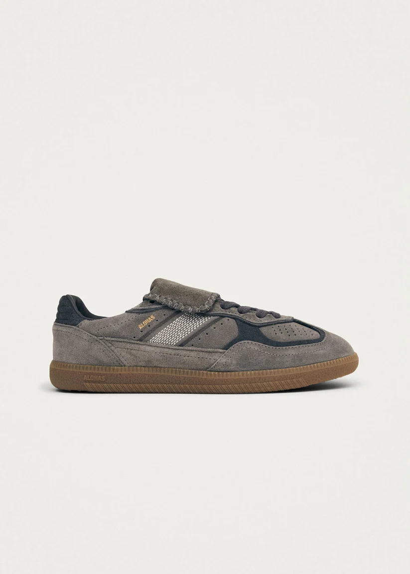 Alohas Tb. 490 Club suede Dark grey leather sneakers