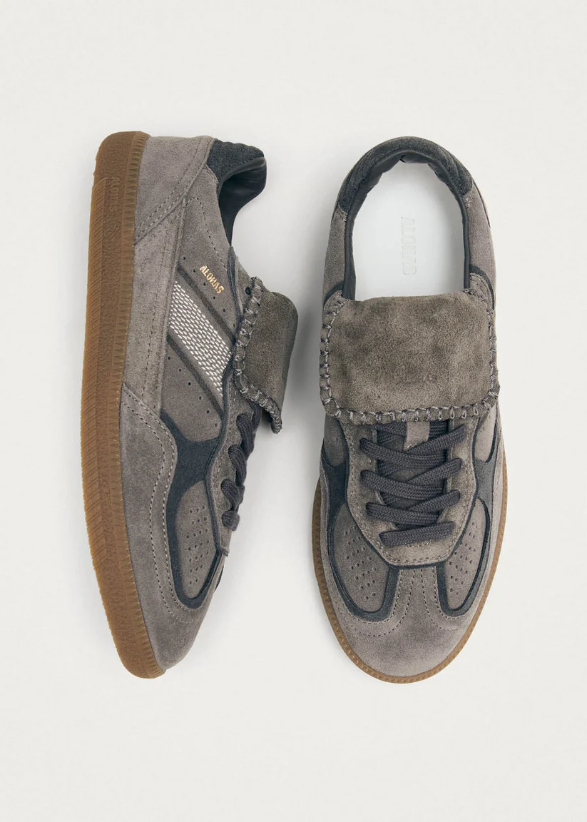 Alohas Tb. 490 Club suede Dark grey leather sneakers