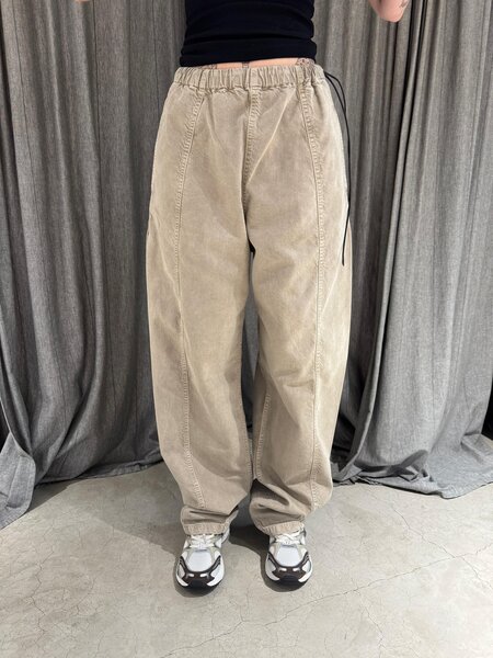Haikure Angel twill pants Doeskin