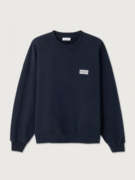 American Vintage PLI03C26 sweater Navy vintage