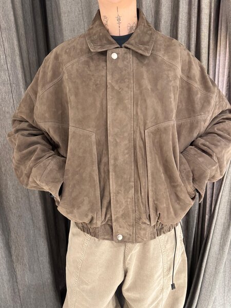 Arma Frederica jacket lamb suede Soil