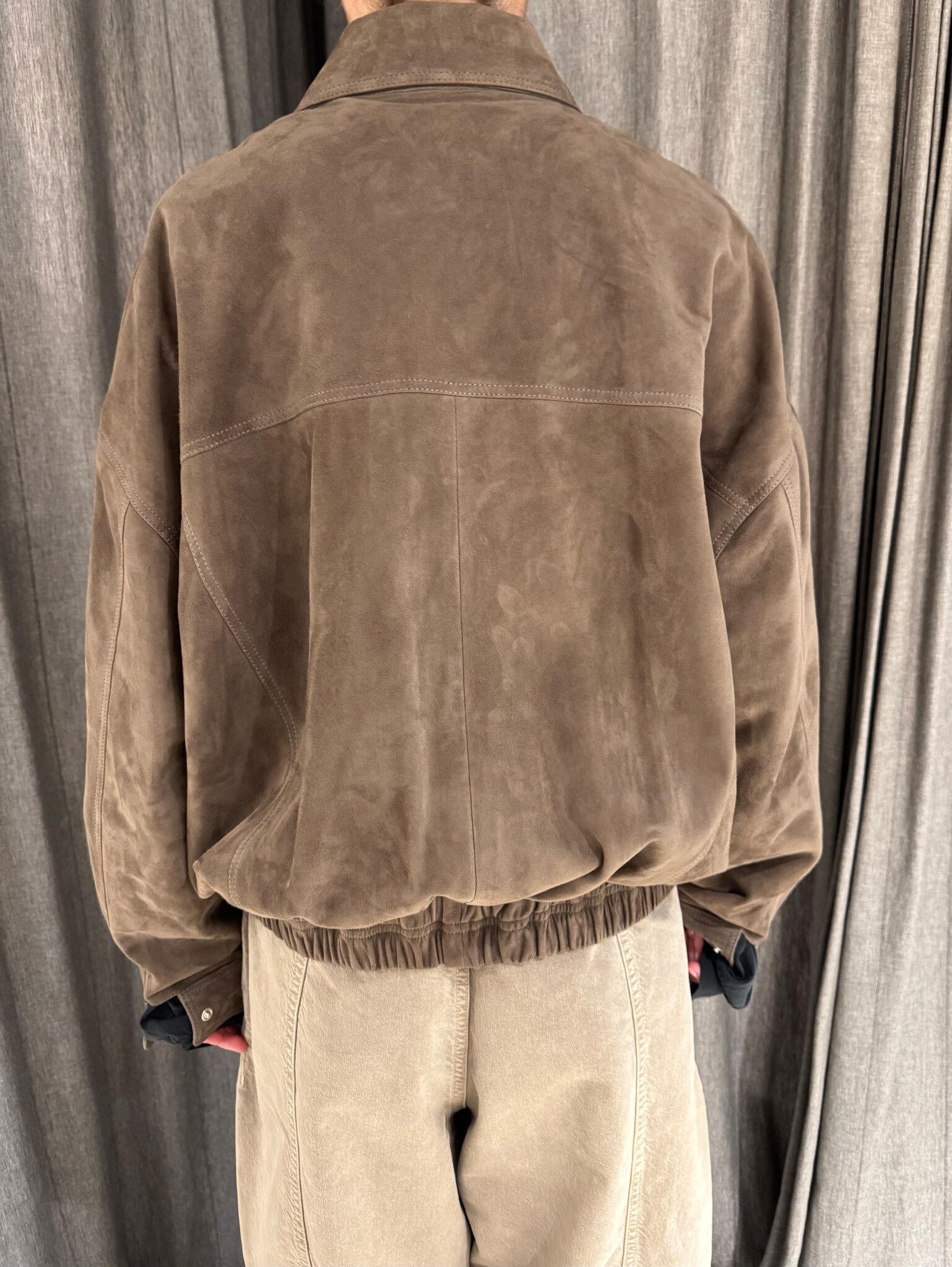 Arma Frederica jacket lamb suede Soil