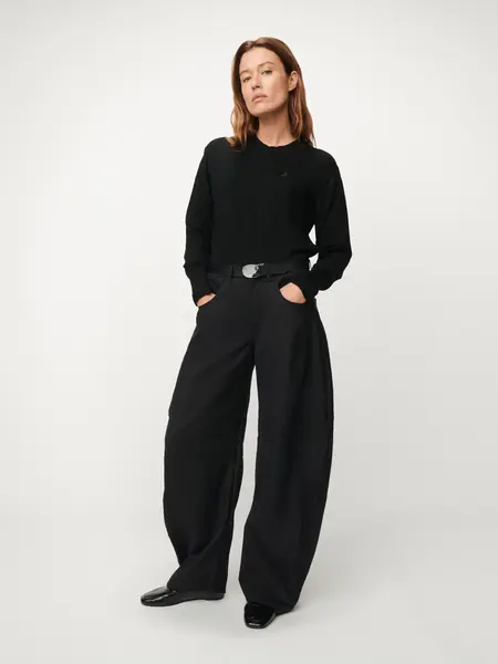 Lois Aliana pants Caster fleece black
