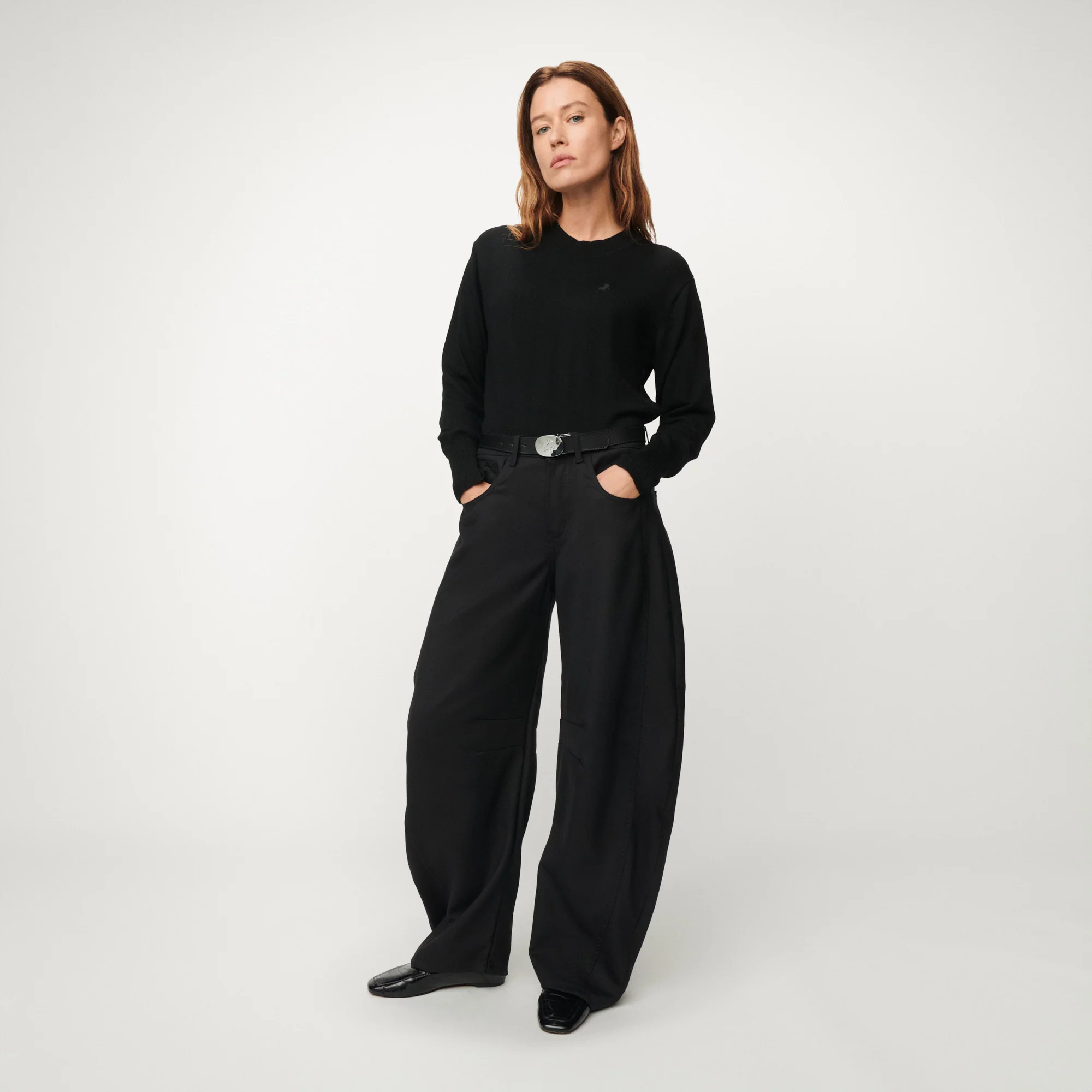 Lois Aliana pants Caster fleece black