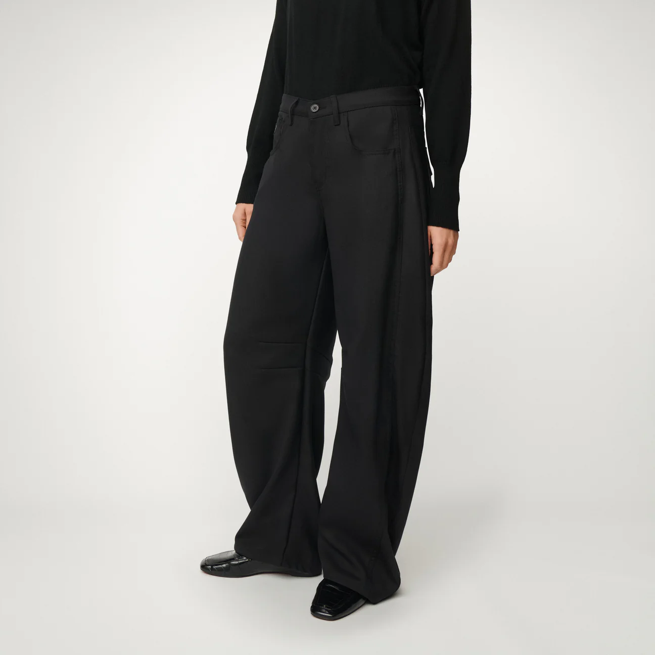 Lois Aliana pants Caster fleece black