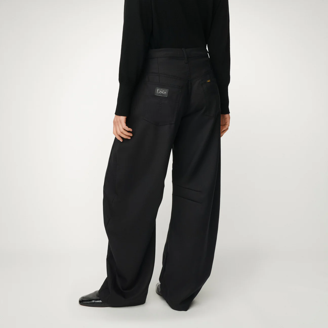Lois Aliana pants Caster fleece black