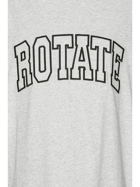 ROTATE Jersey ls t-shirt Light grey melange