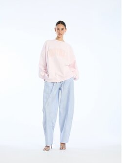 ROTATE Heavy sweat crewneck Orchid ice