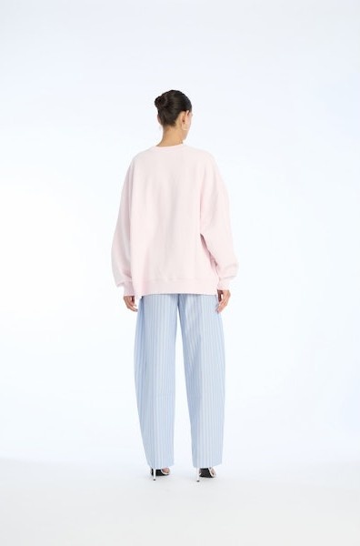 ROTATE Heavy sweat crewneck Orchid ice