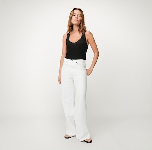 Lois Skater loose Z jeans White